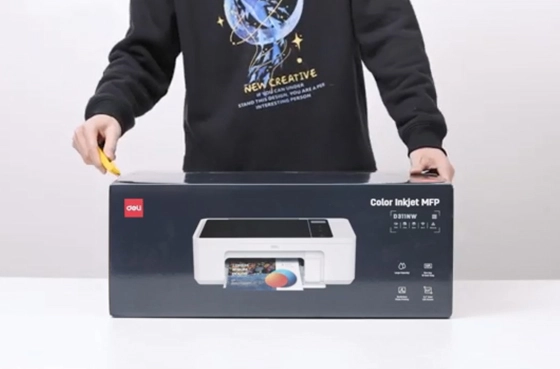 01 máy in Deli Video giải nén máy in phun d311nw