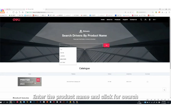 06 tải xuống và cài đặt trình điều khiển Deli Printer d311nw máy in phun