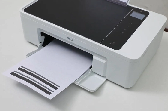 11 đầu in làm sạch qua máy tính máy in Deli máy in phun d311nw