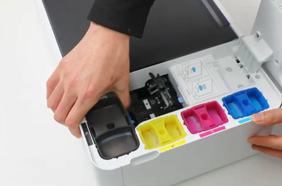 22 đóng gói lại để vận chuyển máy in Deli máy in phun d311nw