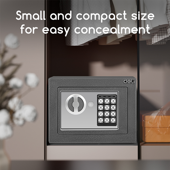 et511 mini digital safe size