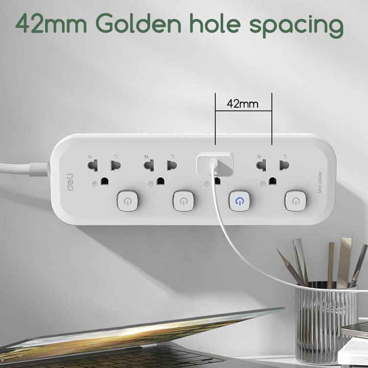 ct473 5 holes 3m thai conventional power strip china