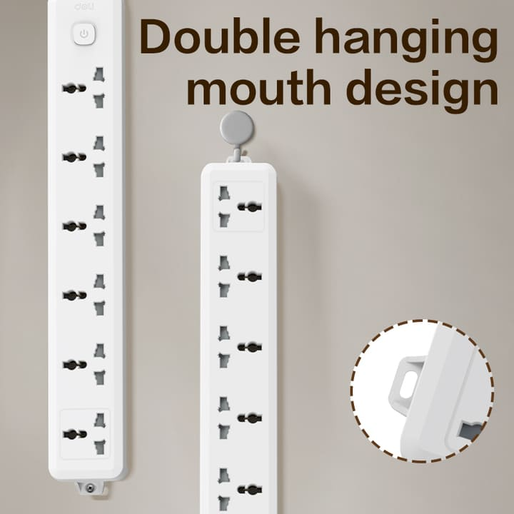 ct705 6 holes 3m universal conventional power strip supplier