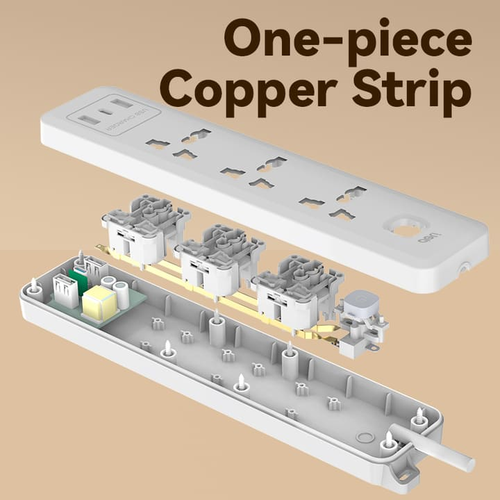 ct708 3 holes 2m universal conventional power strip supplier
