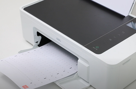 Hiệu chuẩn qua máy tính máy in Deli máy in phun d311nw