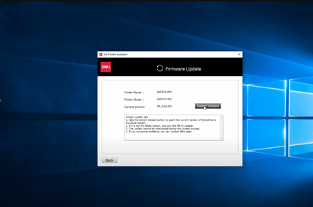 Phần sụn cập nhật máy in Deli máy in phun d311nw