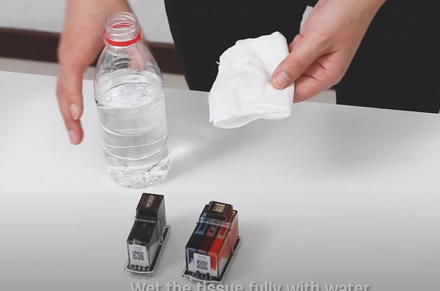 Đầu in thủ công làm sạch máy in Deli máy in phun d311nw