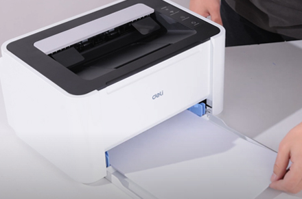 Nạp giấy & bật nguồn