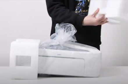 Đóng gói lại để vận chuyển máy in Deli máy in phun d311nw