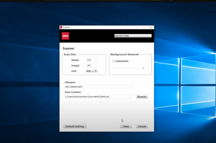 Máy quét Deli máy in phun d311nw