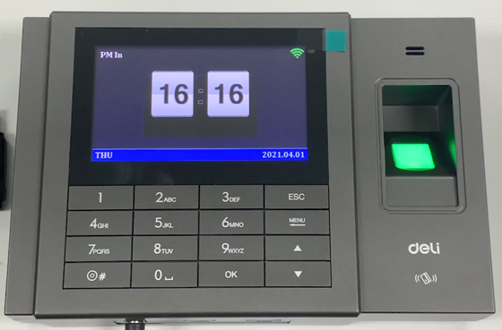 Thiết lập lịch trình bằng cách tải xuống USB | Máy Chấm Công Deli