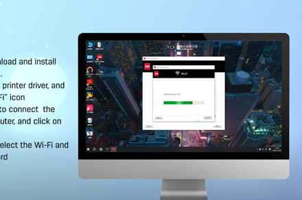 Máy in Deli (Kết nối Wi-Fi qua máy tính Windows)