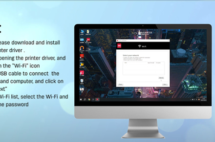 Máy in Deli (Kết nối Wi-Fi qua máy tính Windows)
