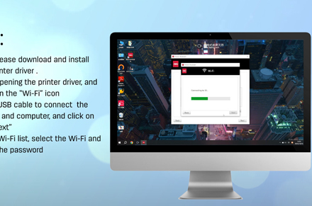 Máy in Deli (Kết nối Wi-Fi qua máy tính Windows)