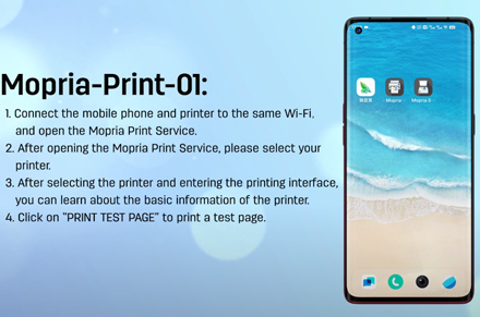 Máy in Deli Model m3100 wifi-di động-Mopria