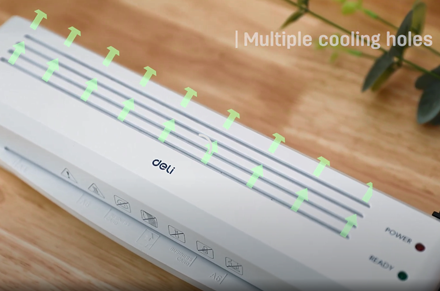 Máy cán mỏng Deli e14378