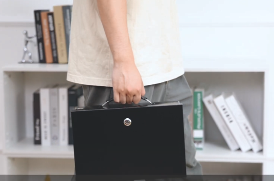 01 hộp tài liệu chống cháy Deli et610