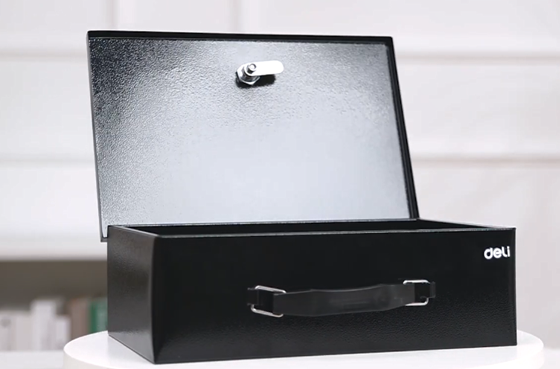 02 hộp tài liệu chống cháy Deli et610