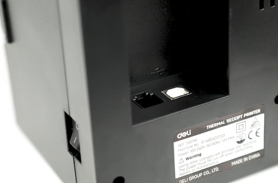 01 máy in nhãn Deli e581pw