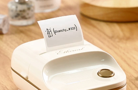 01 máy in nhãn Deli es441