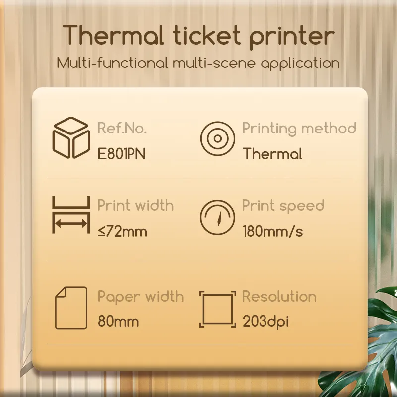 Máy in hóa đơn nhiệt 3 inch E801PN