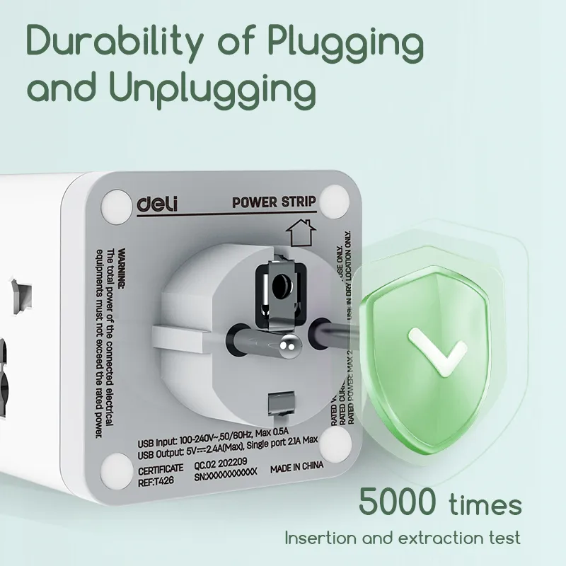Et426 Bộ chuyển đổi 4 lỗ thông thường Châu Âu 9